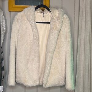 Pink Platinum Cream Teddy Jacket